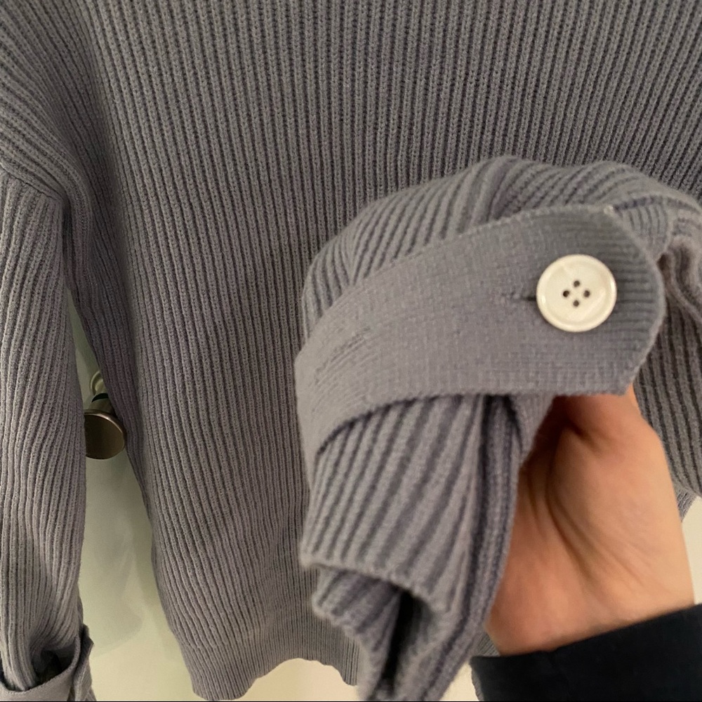 Dusty blue sweater